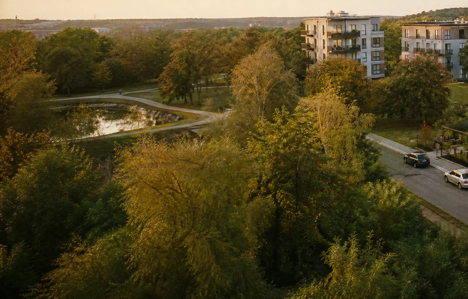 loc-park Ráno u jezírka